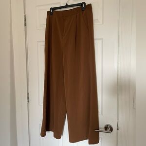 High waist wide leg trousers size 10-12